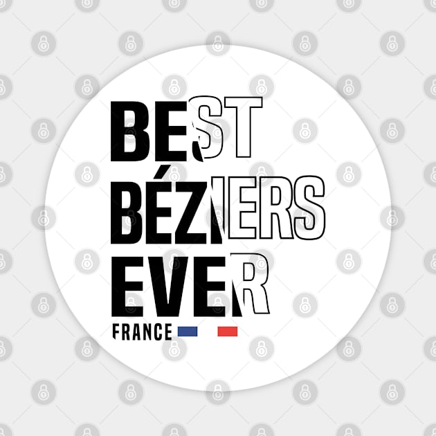 Beziers in France Magnet by C_ceconello